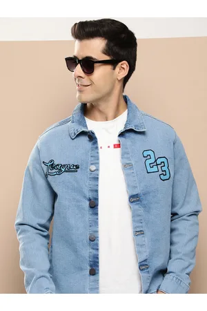 HERE&NOW Solid Full Sleeves Casual Denim Jacket
