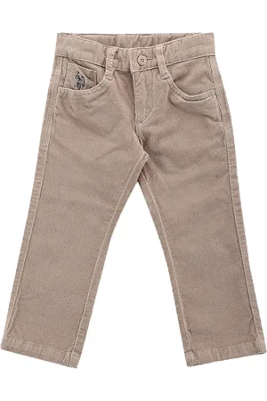 Ralph Lauren Boys Classic Regular Fit Plain Cotton Corduroy Regular Trousers
