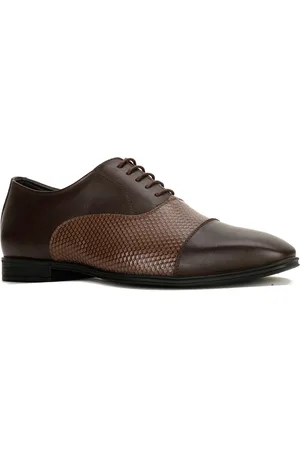 Bata Men Textured Formal Oxfords
