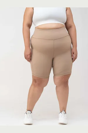 Spirit Animal Women Plus Size High Rise Training or Gym Shorts