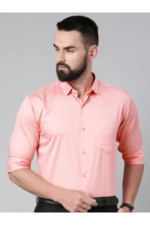 Majestic Men Comfort Slim Fit Opaque Pure Cotton Casual Shirt