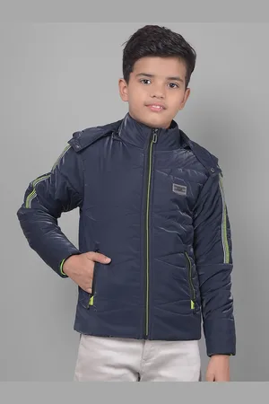 Crimsoune Club Boys Hooded Neck Long Sleeve Lightweight Padded Jacket