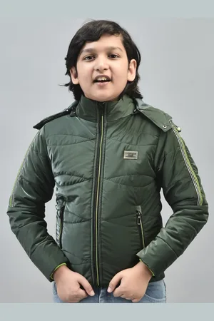 Crimsoune Club Boys Hooded Lightweight Puffer Jacket