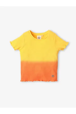 Ed-a-Mamma Girls Colourblocked Cotton T-shirt