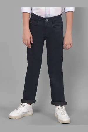 Crimsoune Club Boys Slim Fit Heavy Fade Stretchable Jeans
