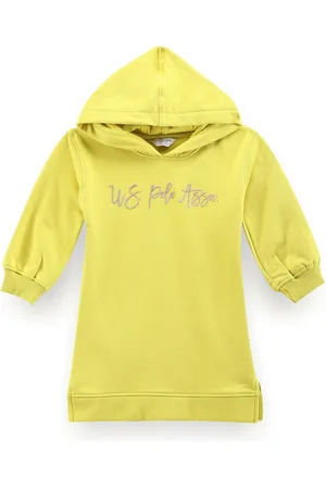 Ralph Lauren Girls Hooded T-shirt Cotton Dress