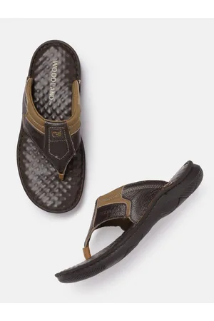 Woodland Men Leather Comfort Sandals