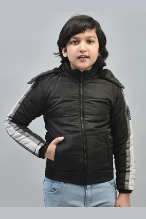 Crimsoune Club Boys Hooded Lightweight Puffer Jacket