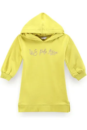 Ralph Lauren Girls Hooded Cotton Dress