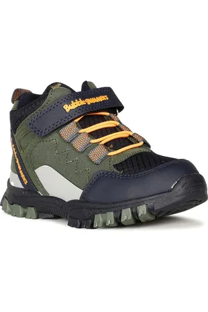 Bubblegummers Boys Colourblocked Velcro Sneakers