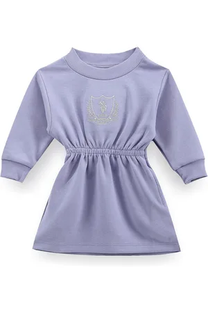 Ralph Lauren Girls Gathered Fit & Flare Dress
