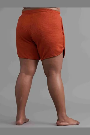 Spirit Animal Women Plus Size Mid Rise Sports Shorts