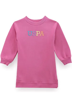 Ralph Lauren Girls Embroidered Cotton T-Shirt Dress