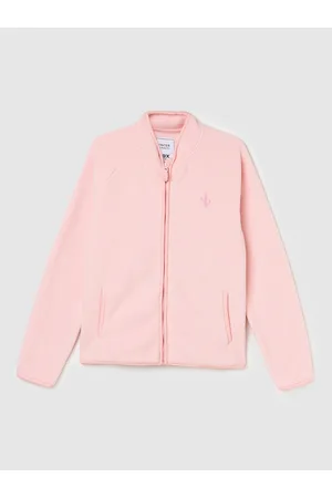 Max Collection Girls Mock Collar Bomber Jacket