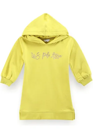 Ralph Lauren Girls Hooded Pure Cotton Jumper Dress