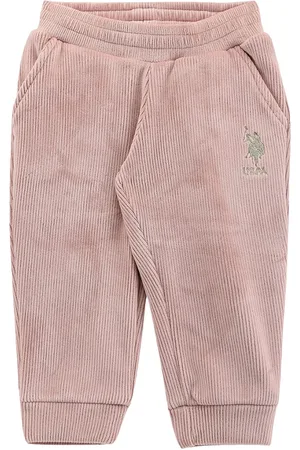 Ralph Lauren Girls Mid-Rise Ribbed Joggers
