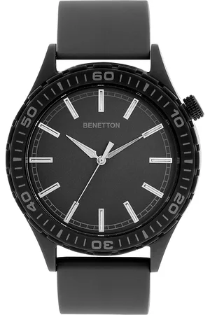 Buy United Colors of Benetton Mens 44 mm Light Grey Dial Silicone Analogue  Watch - UWUCG0202 at Amazon.in