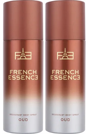 FRENCH ESSENCE Men Set of 2 Oud Long Lasting Deodorants - 150ml Each