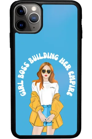 macmerise Girl Boss Building Empire Printed iPhone 11 Pro Phone Bumper Case Cover