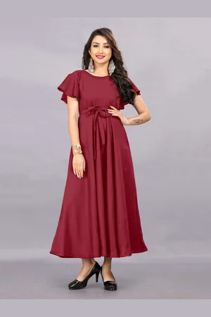 Rhey Flared Sleeves Maxi Dress