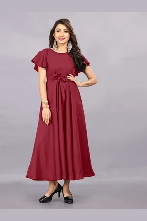 Rhey Flared Sleeves Maxi Dress