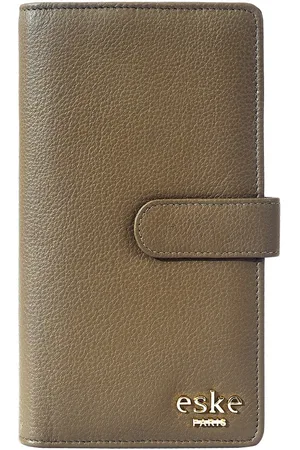 Eske RFID Leather Zip Around Wallet