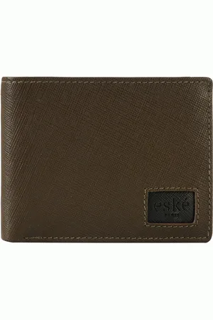 Eske Textured Leather Two Fold Wallet