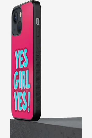 macmerise Yes Girl Yes Printed iPhone 13 Phone Bumper Case Cover