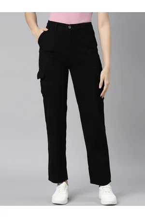 ZHEIA Women Relaxed Fit High Rise Cotton Jeans