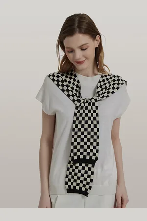 JC Collection Women Checked Scarf