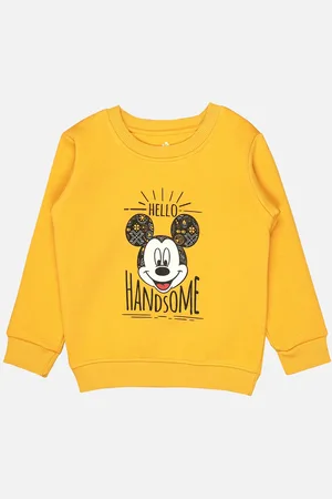 BodyCare Boys Mickey & Friends Printed Fleece Pullover Sweatshirt