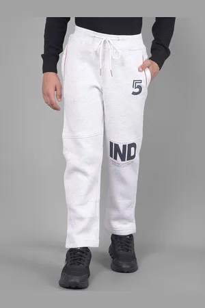 Crimsoune Club Boys Typography Printed Track Pants