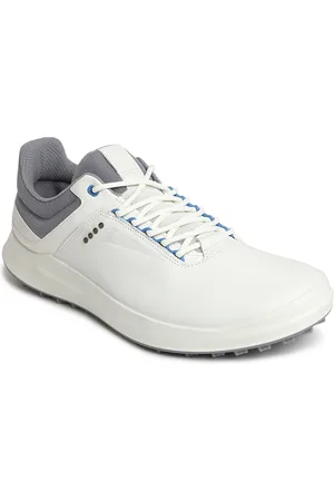 Ecco Men Core White Leather Regular Golf Shoes