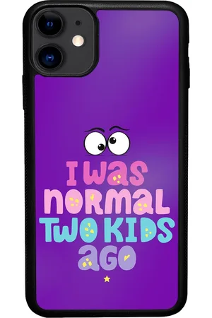 macmerise Normal Two Kids Ago Printed Glossy Finish iPhone 11 Phone Bumper Case Cover