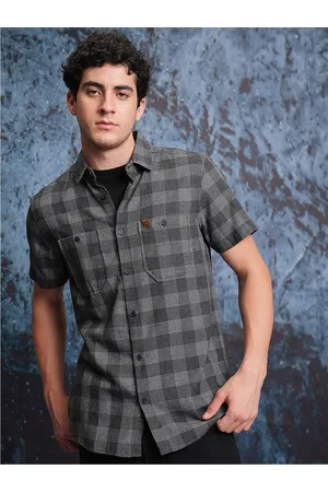 LocoMotive Checked Utility Pocket Regular Shirt