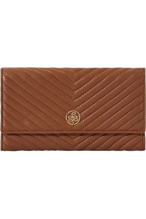 Eske Women Textured Leather Envelope Wallet
