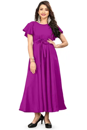 Rhey Flared Sleeves Maxi Dress