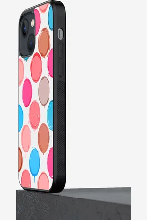 macmerise Unisex Polka Dot Printed iPhone 13 Bumper Case Cover