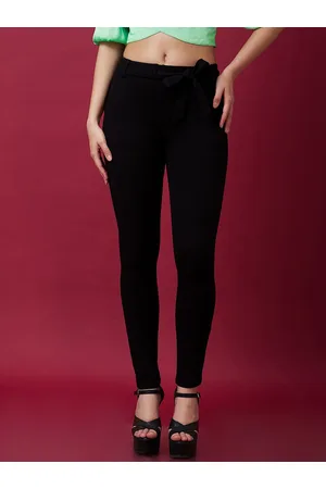 Globus Women Black Skinny Fit Treggings