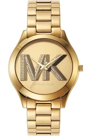 Michael Kors Women Embellished Dial Stainless Steel Analogue Watch MK4732