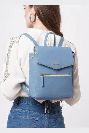 LAVIE Women Blue Solid Backpack