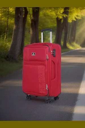 Swiss Military Printed Soft Sided Large Trolley Suitcase 131 Litres