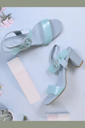 Jove Open Toe Block Heels
