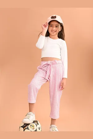 LilPicks Girls Ribbed Top with Trouser