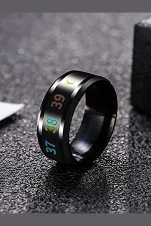 VÌEN Men Body Temperature Band Finger Ring