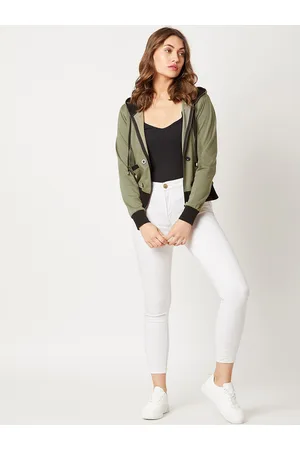 DressBerry Hooded Pure Cotton Bomber Jacket
