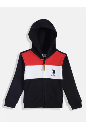 Ralph Lauren Boys Colourblocked Hooded Sweatshirt