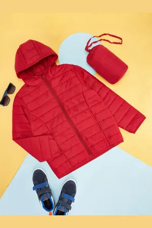 Pantaloons Boys Red Puffer Jacket