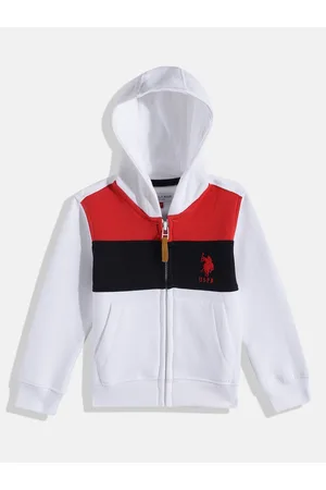 Ralph Lauren Boys Colourblocked Hooded Sweatshirt
