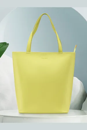 Fastrack Women Celery Green College Tote Bag